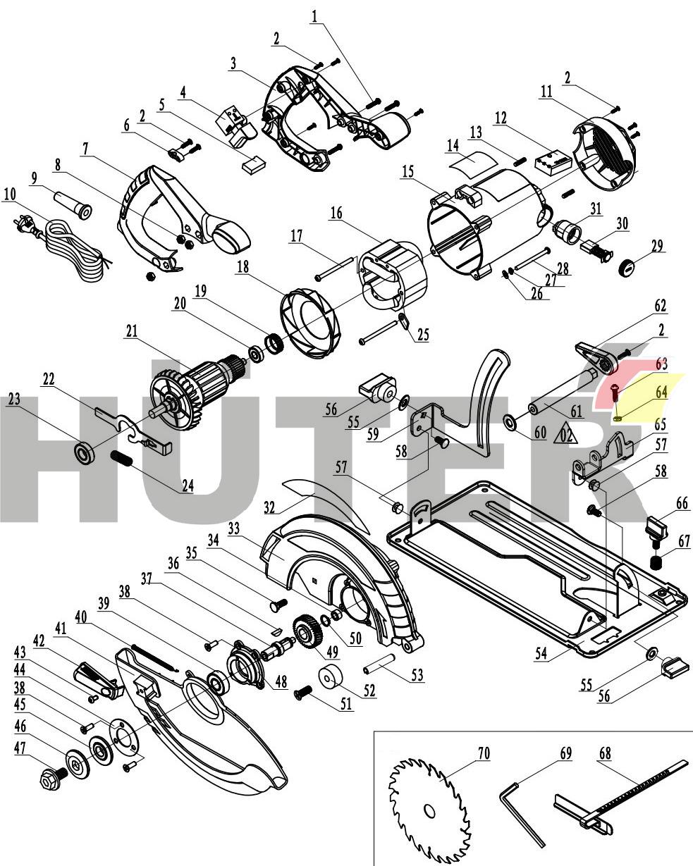 ДП-2352200 (с YHV019) YHV 72/11/2